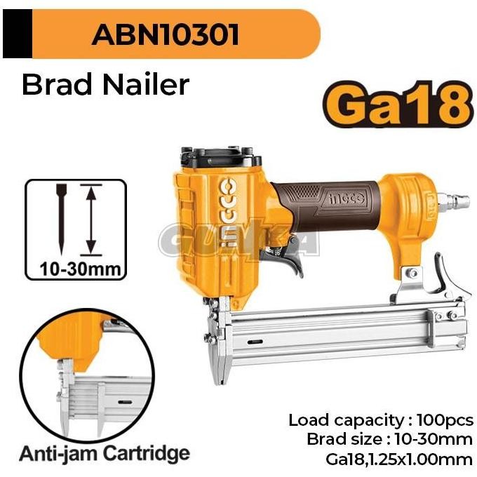 

Promo Air Brad Nailer F 10-30mm INGCO ABN10301 Paku Tembak Angin Staples I GA18 COD