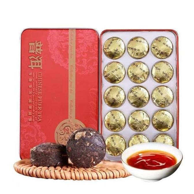 

Promo!, Nuo Mi Xiang Pu Erh Cha Chinese Tea Wangi Ketan 75 Gr Tuo Cha Teh Cina