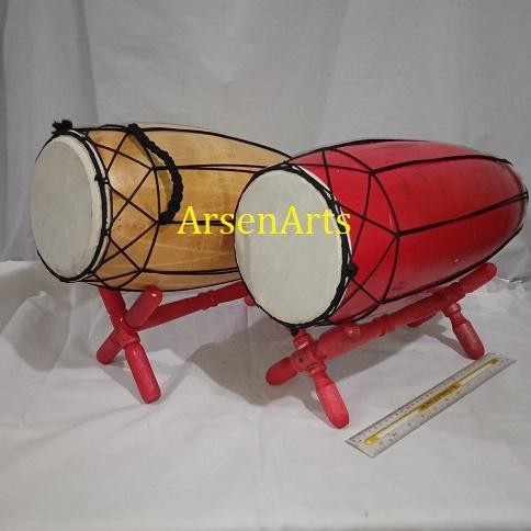 Gendang Rampak Ukuran Besar Panjang 40 Cm Kendang Jawa Mainan Anak dan Koleksi