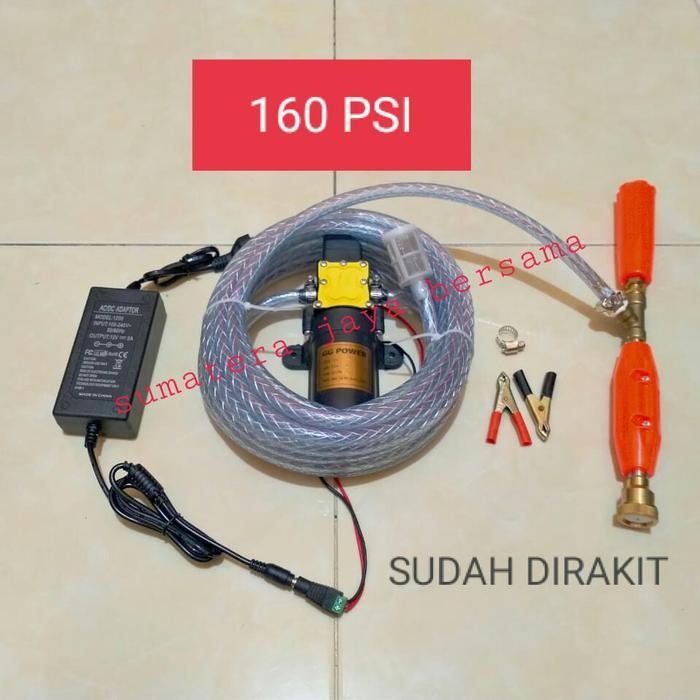 160Psi Alat Steam Cuci Motor Stem Stim Motor Mobil Ac 160 Psi