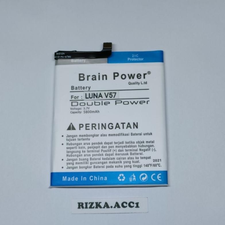 Cod Baterai Batre Bt Persamaan Luna V57 V 57 Double Power Battery Batrai Hp Jg-56