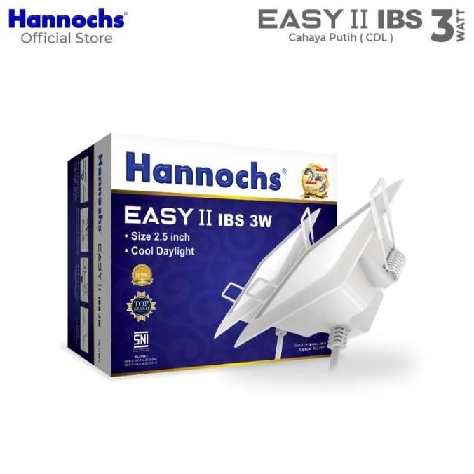 Lampu Downlight Led Hannochs Easy Ii 3W Kotak Ib