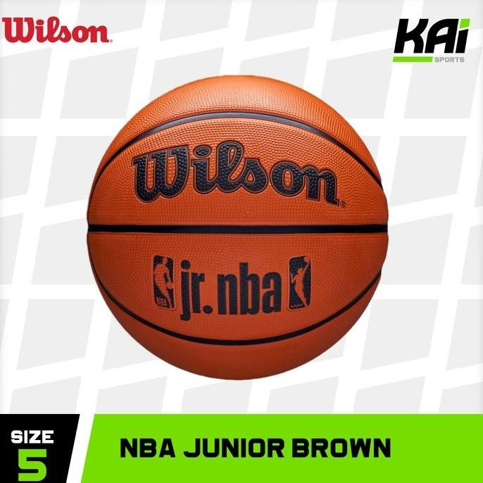 Bola Basket Anak Wilson Jr. Nba Drv Fam - Sz 5 Kids Basketball - Brown