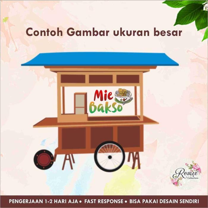 

Stiker Kaca Gerobak Vinyl Mie Ayam / Label Makanan