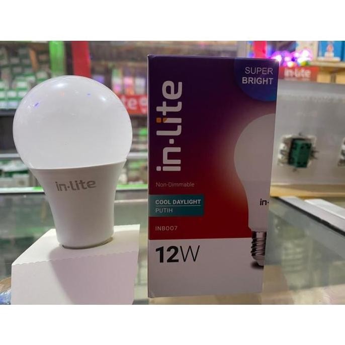 Lampu Inlite In-Lite Led Bulb Bohlam Led In Lite 12W 12 Watt Inb007