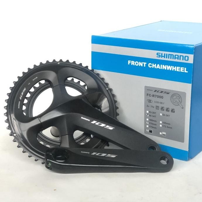 Part Sepeda Crank 105 50 34T Crankset Shimano R7000 5034T 170 Original 50 34 Box