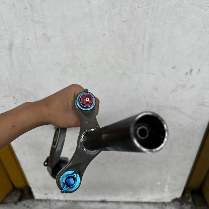 Part Sepeda Fox Talas 26 Shock Breaker Sepeda Fork Mtb Shockbreaker Rlc Air Suspension Travel Adjust