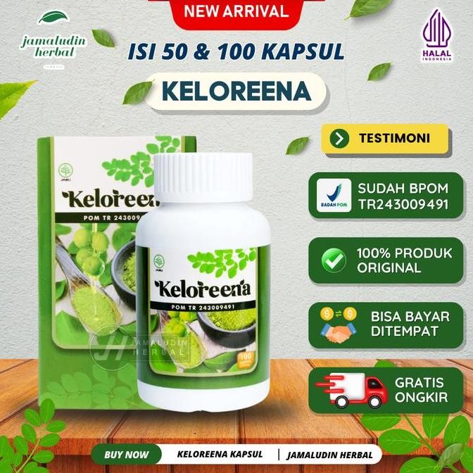 NEW Obat Herbal Pembersih Plak di Saluran Pembuluh Darah | Kelorena Kapsul