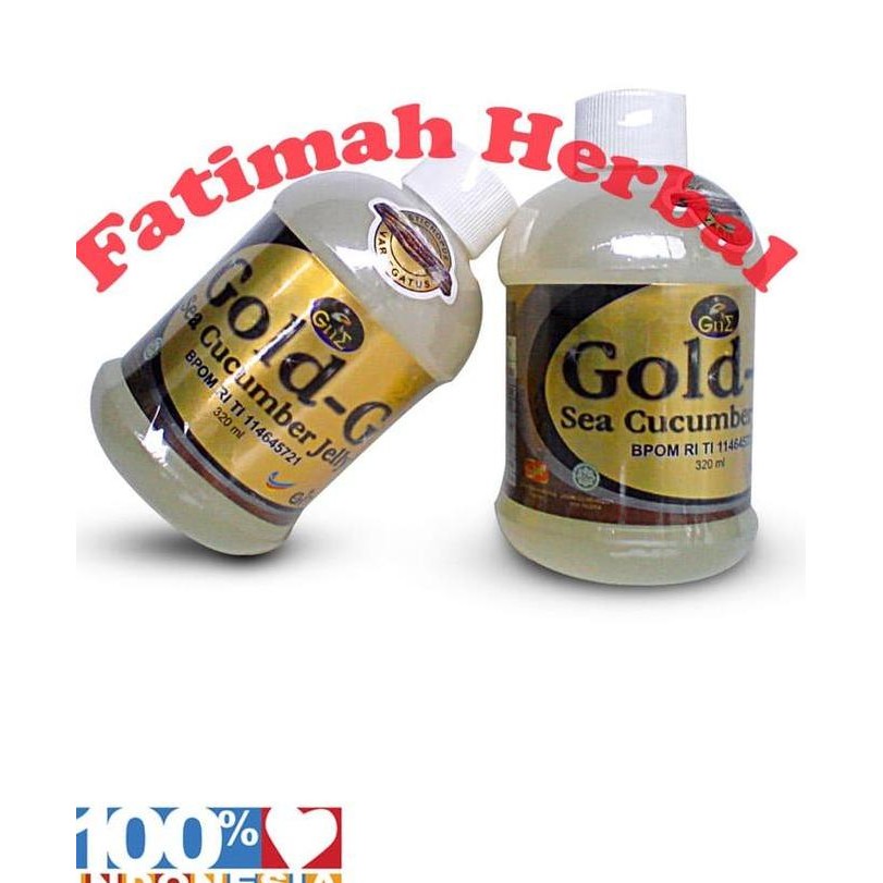 TERMURAH - Jelly Gamat Gold G Asli ORIGINAL/Jeli Gamat Gold-G/Sea Cucumber/320 ml