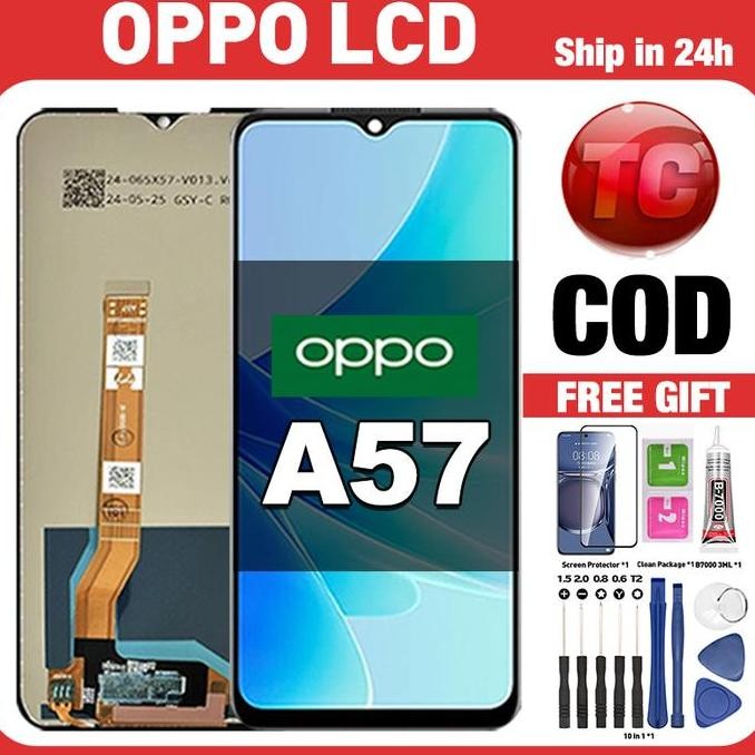 Original Lcd OPPO A57 4G fullset ori asli Layar hp touchscreen Sentuh Versi Tinggi COD