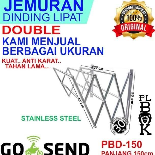 Jemuran Dinding Lipat Jemuran Lipat Jemuran Dinding PLBOK Double