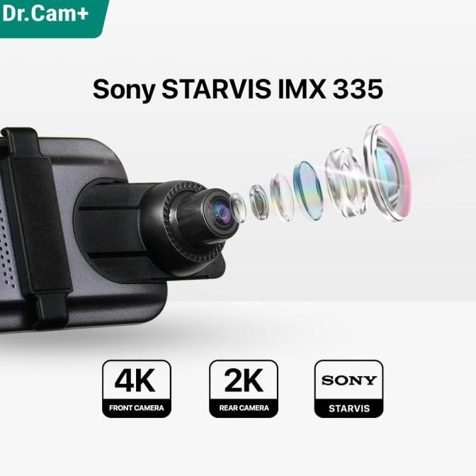 Spion Dash Cam DrCam+ Vision 2 - Kamera Mirror DashCam