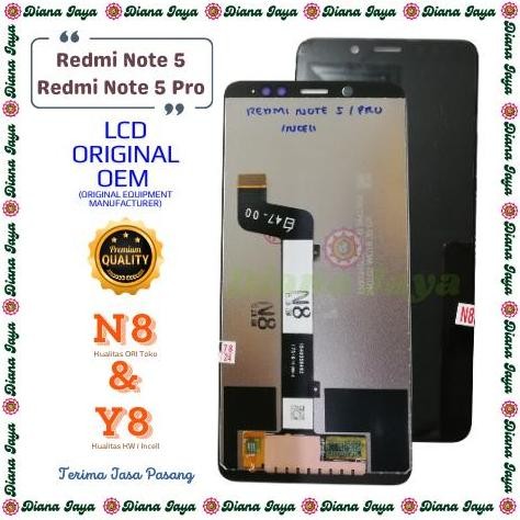 TERMURAH - Lcd + Touchscreen Xiaomi Redmi Note 5 / Note 5 Pro