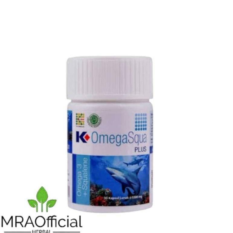 Omega Squa | K Omegasqua Plus | Kapsul Minyak Ikan Omega 3 | Omega Squa K Link - 30 Capsule DiM