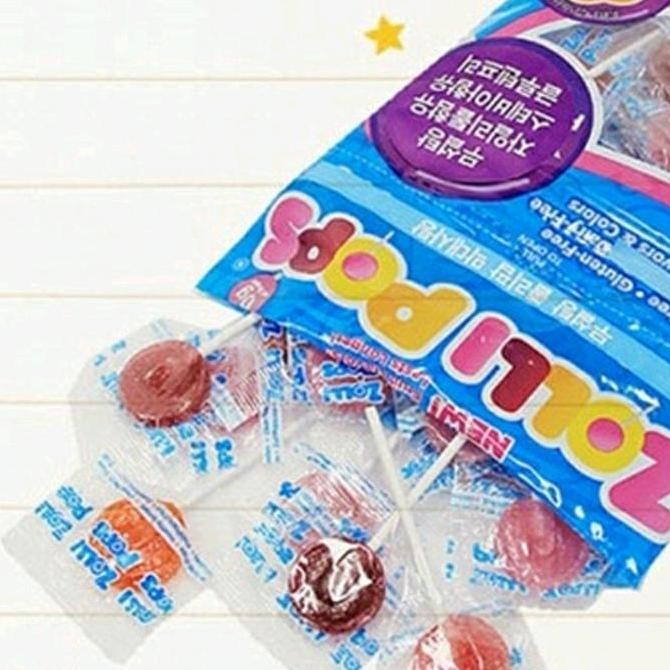 

Zolli Pops Sweetened Xylitol Stevia Sugar Free Lollipop Candy Korea