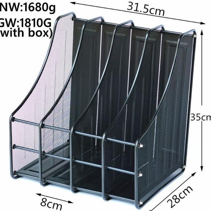 

NEW BOX FILE 4 SHAF BAHAN BESI WARNA HITAM