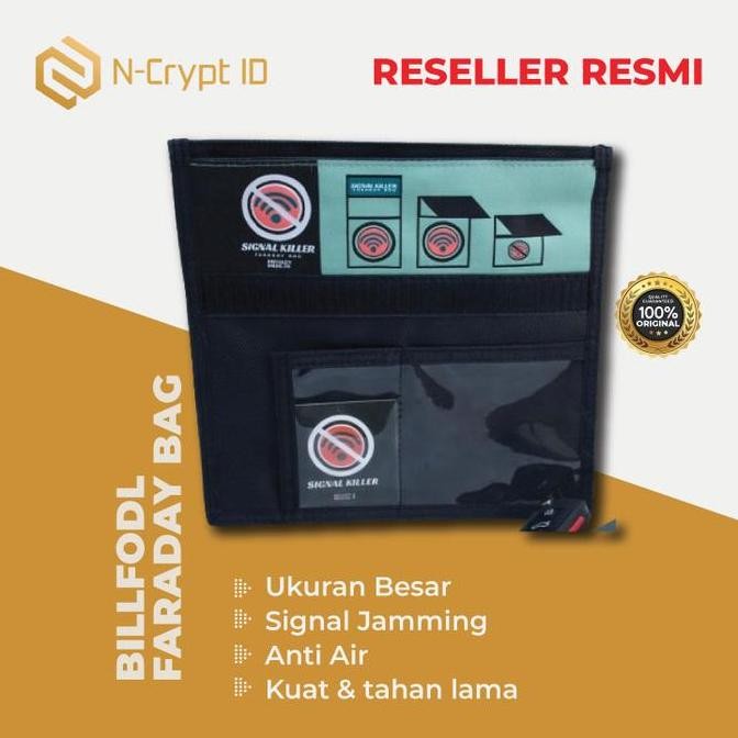 Faraday Bag Besar ( Untuk Penyimpanan Hardware Wallet Dan Key Fobs )