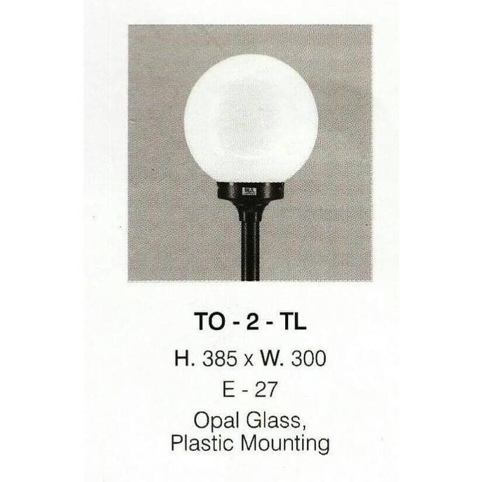 Lampu Taman / Pilar Bulat Dlx To2