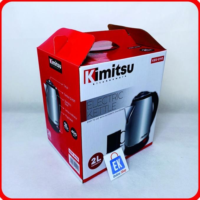Sale Teko Listrik Stainless Kimitsu Kek-2110 Ketel Air Listrik Teko Air Listrik Ketel Listrik Teko L