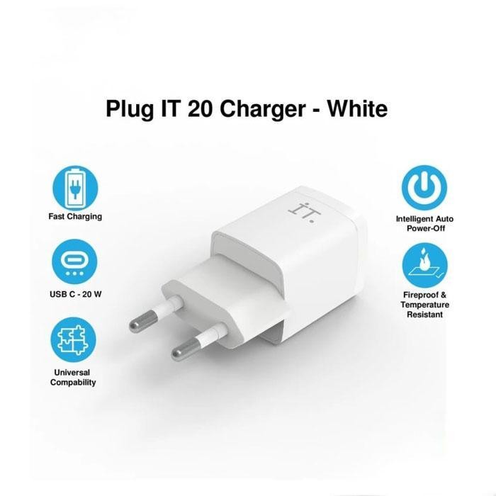 IT Plug 20W Kepala Charger Adaptor 20 Watt Type C Ori!!