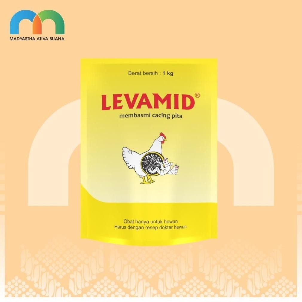 Levamid 1 Kg Medion Obat Cacing Ayam DiM