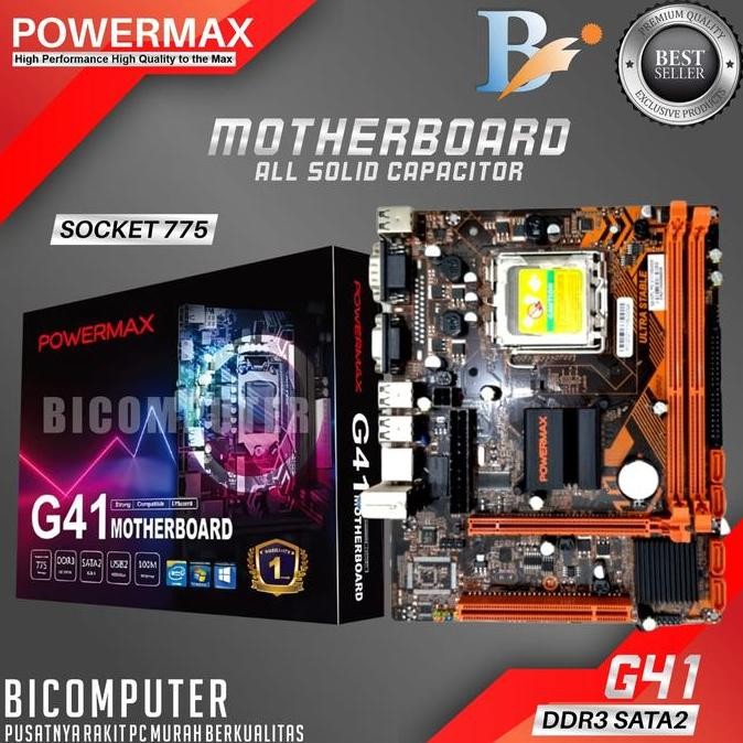 TERBARU - MOTHERBOARD INTEL G41 | MOBO G41 DDR3