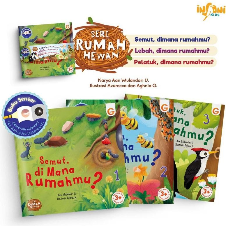 

Insani Kids : Buku Senter Seri Rumah Hewan - Ensiklopedia Sains DiM