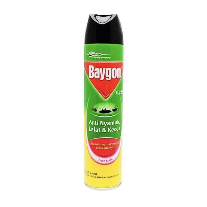 Baygon 600Ml / Baygon Aerosol 600Ml Spray Botol