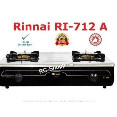 TERLARIS - Kompor Gas Rinnai RI-712 A / RI 712A / RI-712A / RI 712 A ( 2 TUNGKU )