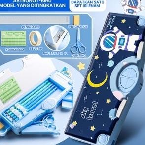 

Be09 Kotak Pensil/Tempat Pensil Bahan Plastik Multifungsi Untuk/Multifungsi Kotak Penyimpanan Alat Tulis /Kartun Lucu Tempat Kotak Alat Tulis Tempat Pensil Dua Lapis Bahan Plastik Multifungsi Untuk Anak Kotak Pensil Serbaguna Tempat Kotak Pensil Mekanik