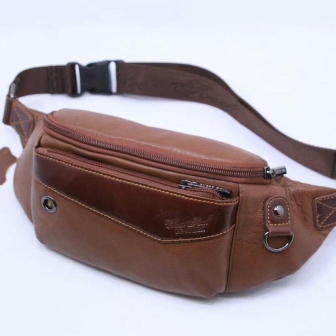 Waist Bag Pria & Wanita Kulit Asli/Sling Bag Kulit Asli Original