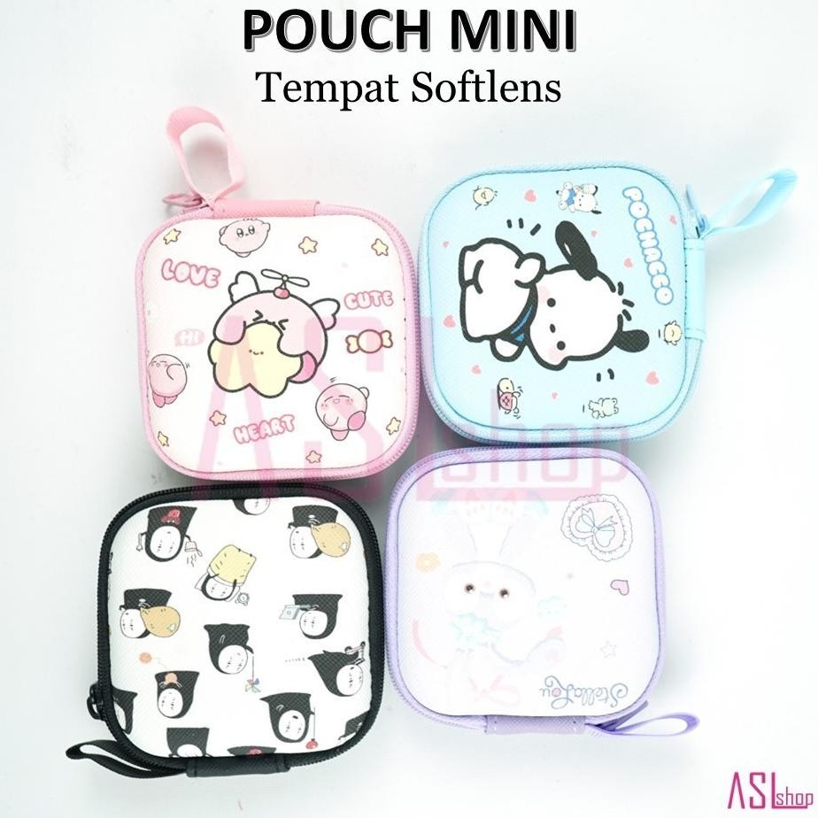 Pouch Ukuran Kecil Tas Tempat Perlengkapan Softlens
