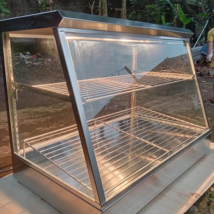 Food Warmmer Etalase Fried Chicken 2 Rak