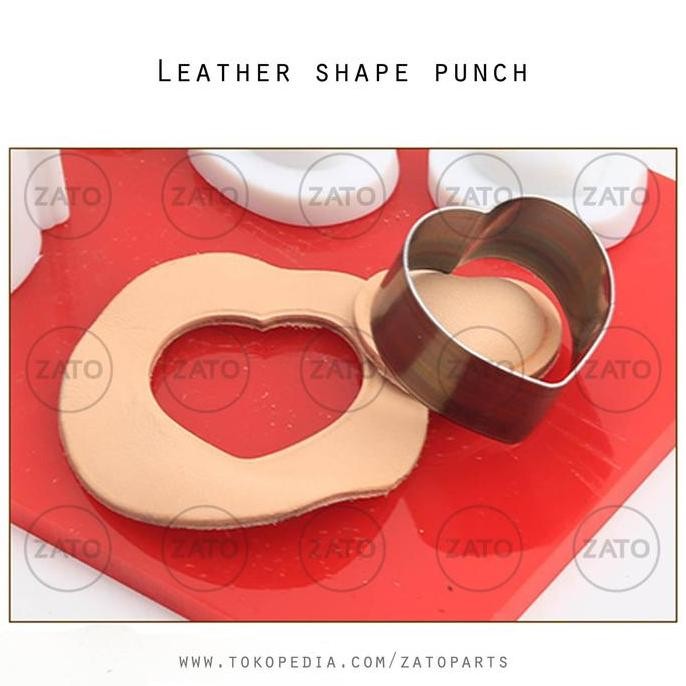 

Heart Leather Shape Punch - Pisau Pon Hati - Leather Tools