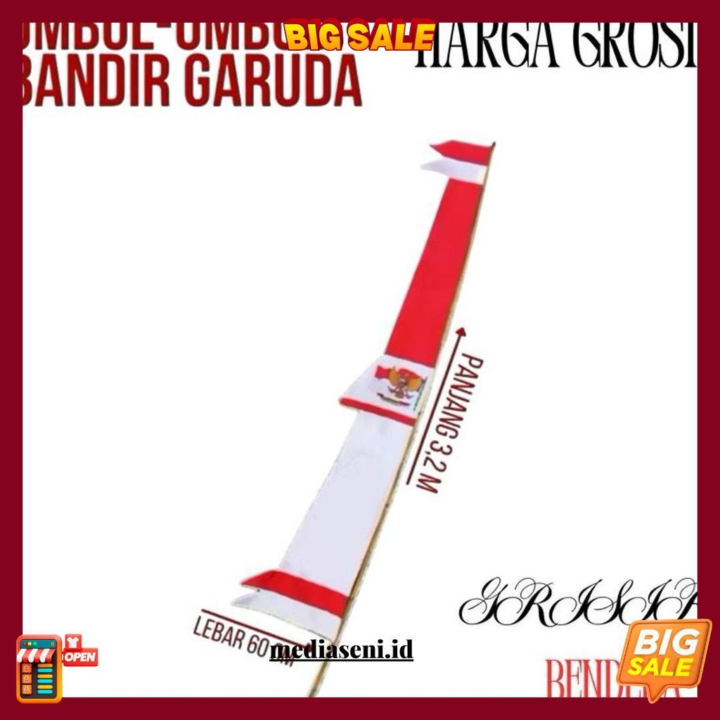 Umbul Umbul Warna Warni Harga Grosir Termurah Banget