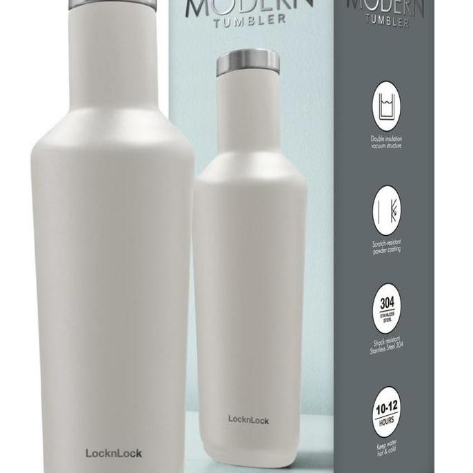 TERMURAH - Lock n Lock Modern Tumbler Ready Hot & Cool Vacuum Mug Tumbler Lock&L