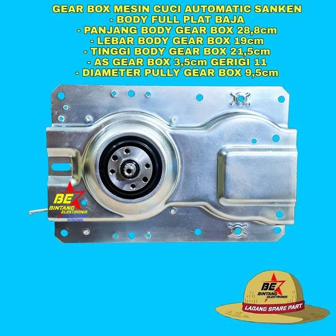 TERLARIS - Gearbox mesin cuci Sanken 1 tabung, girbok mesin cuci sanken