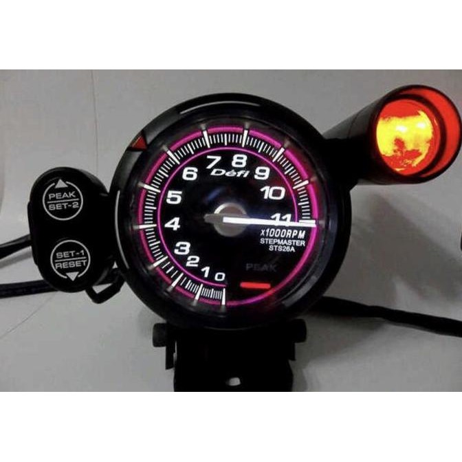 Tachometer Defi C2 + Shiftlight ( Blue - Pink )