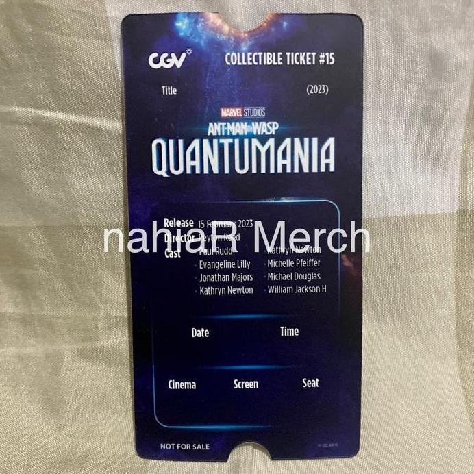 new  Ant-Man and the Wasp: Quantumania x CGV Official Collectible Ticket