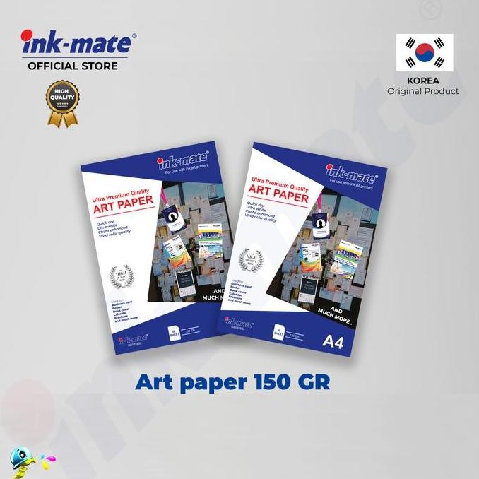 

new !!! Kertas Art Paper Inkmate A4 150gr
