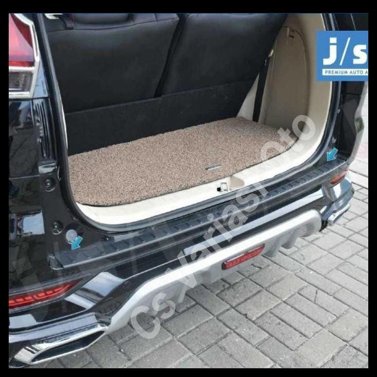 TERMURAH SILLPLATE BELAKANG XPANDER CROSS 2020 REAR SCUFF PLATE BLACK JSL 