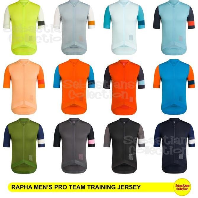 TERBARU - Rapha Men's Pro Team Training Jersey - Rapha Jersey Original