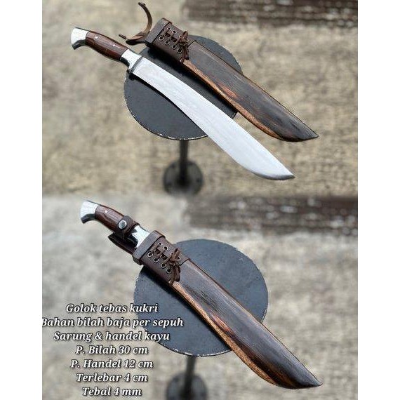 golok potong kayu golok serbaguna golok baja kualitas siap pakai 108