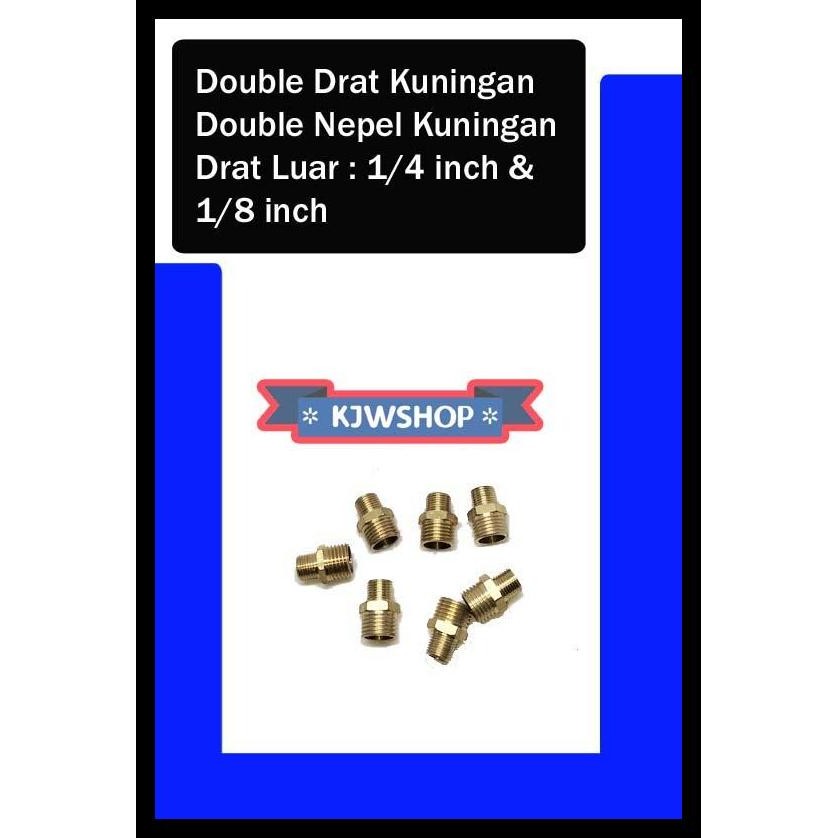 BEST DEAL DOUBLE NEPEL 1/4 X 1/8 