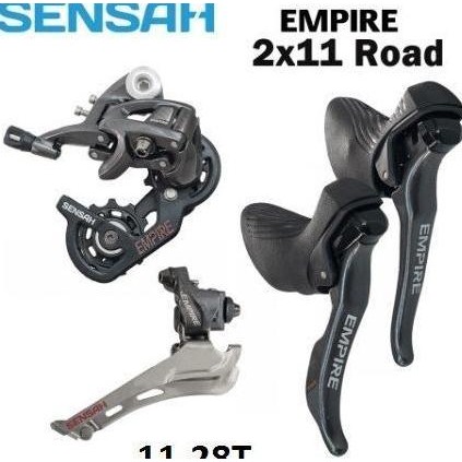 GROUPSET SENSAH EMPIRE 2 X 11 SPEED - PILIH RD SHORT ATAU MEDIUM