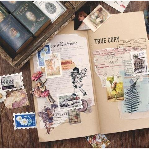 

new !!! Scrapbook Paper Pack 35x50mm - Fairy Art Series (100pcs/200pattern)