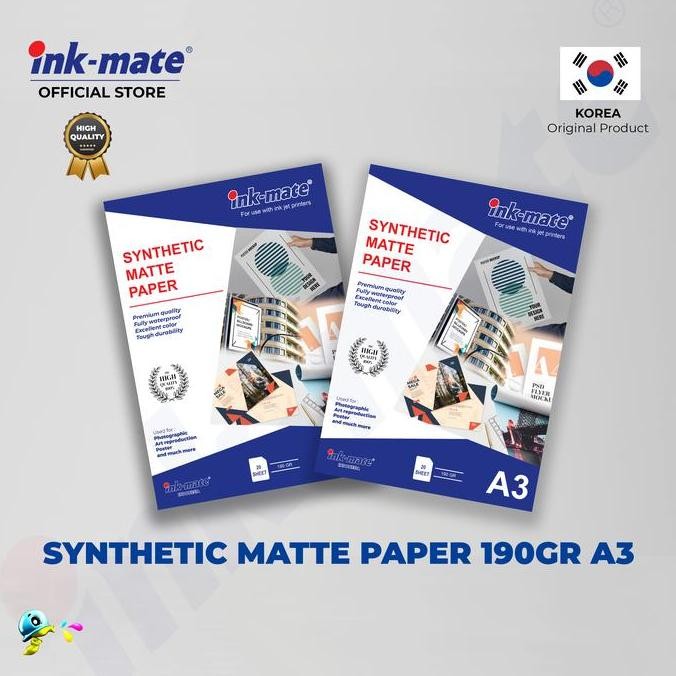 

new !!! Synthetic Matte paper Waterproof Inkmate 190Gr A3