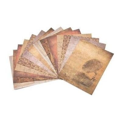 

new !!! Scrapbooking Paper Pack 15x20cm - Retro Pattern Background (14 sheets)