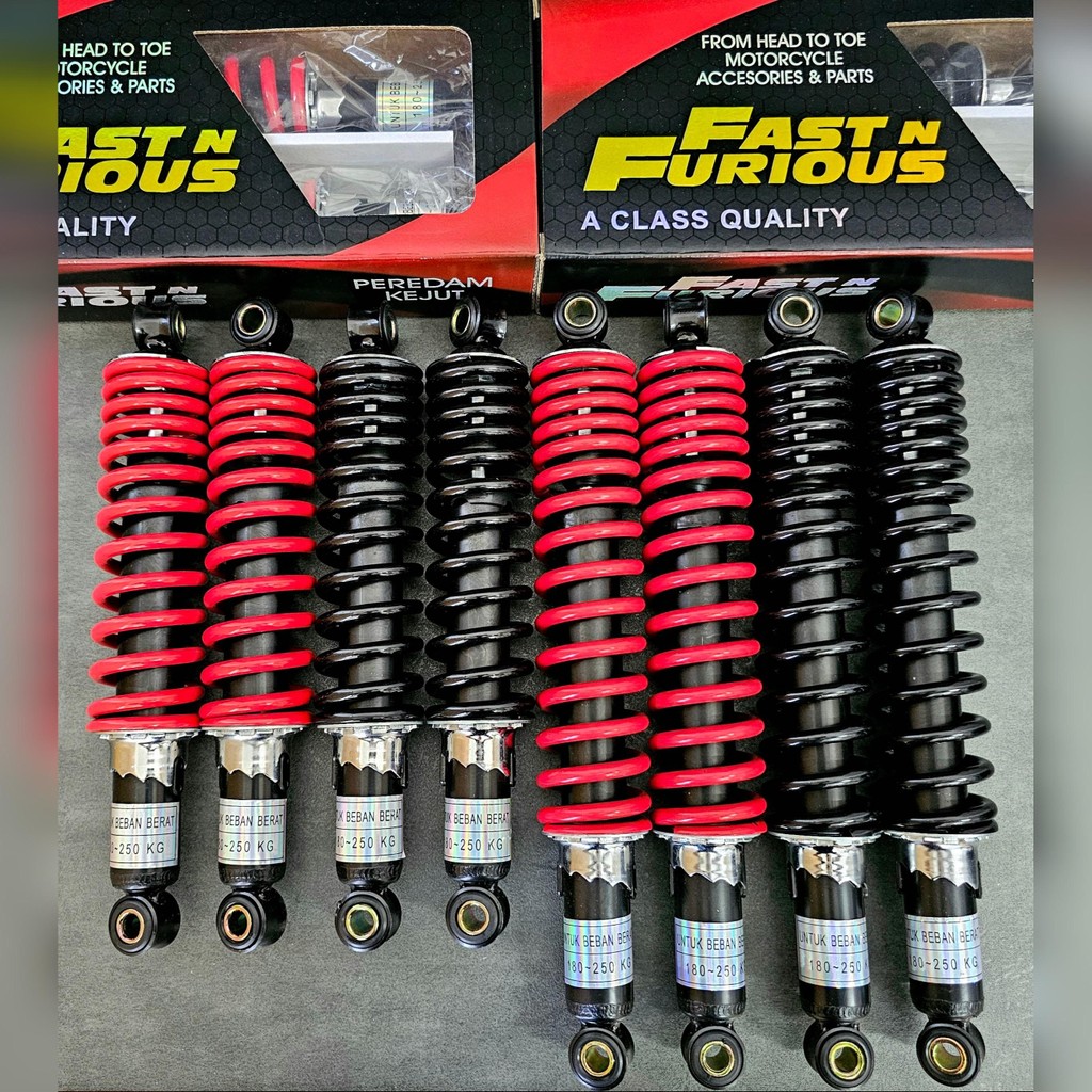 RPM Shock breker belakang motor bebek shock beban berat 180kg sampai 250kg ukuran 340 HEAVY DUTY Sup