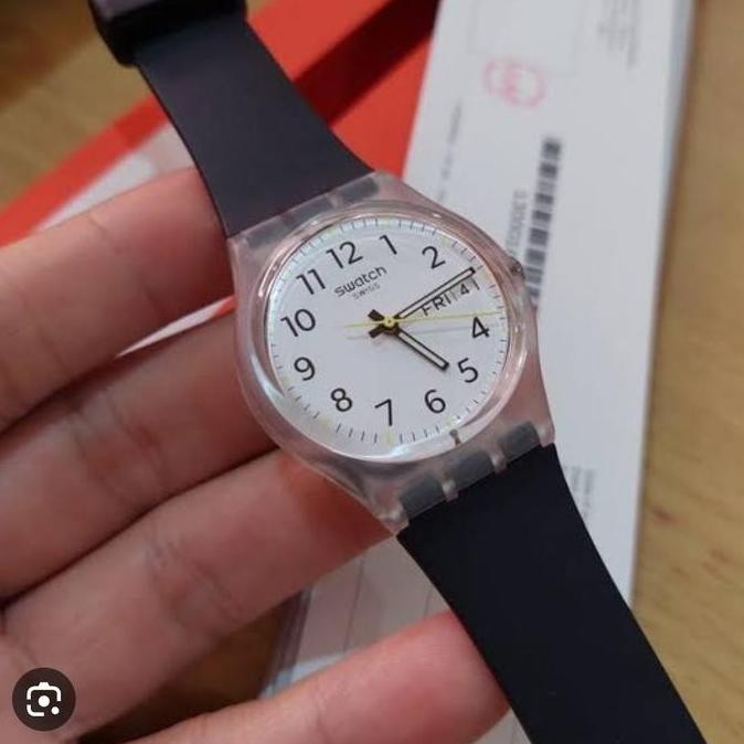 SWATCH Original GE726 RINSE REPEAT BLACK Garansi MAP Jam Tangan Wanita